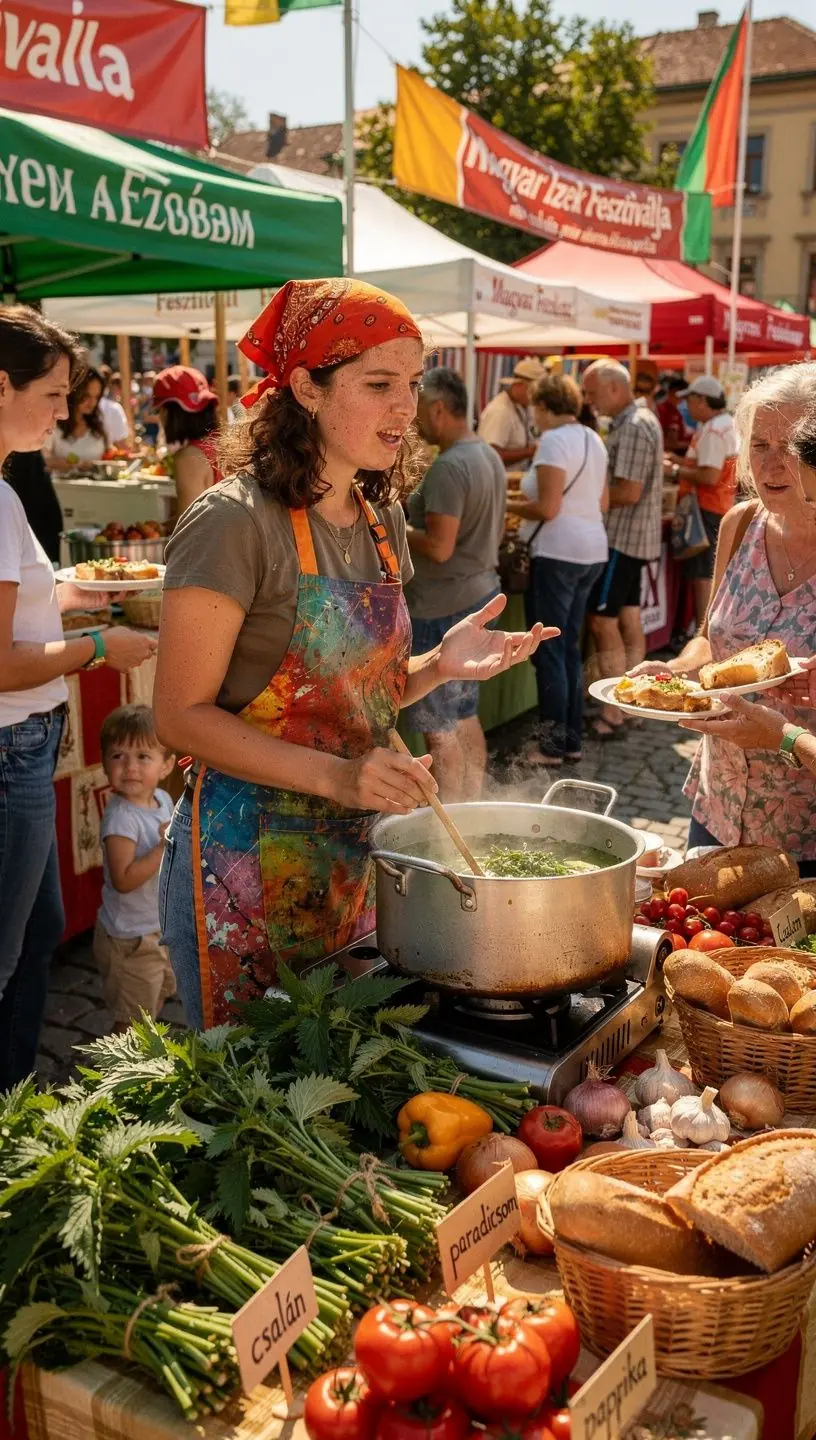 Zöld tea és csalán levelek díszítve egy természetes háttérrel.