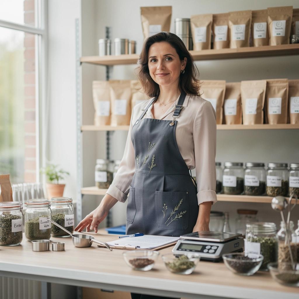 Csalán tea elkészítése, a folyamat lépésről lépésre bemutatva.